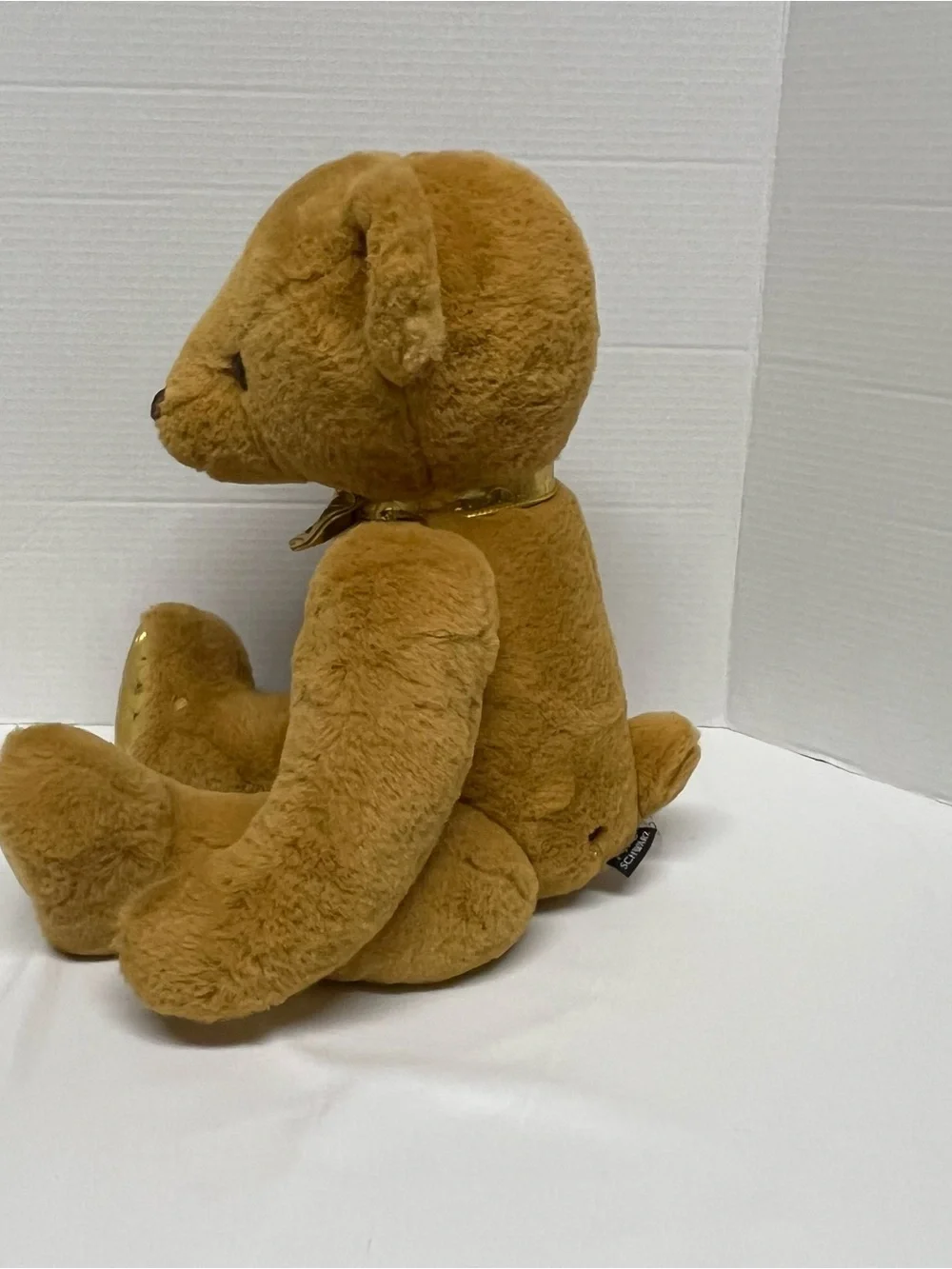 Gold-Paw Brown Plush Teddy Bear - Luxurious Kids Stuffed Animal